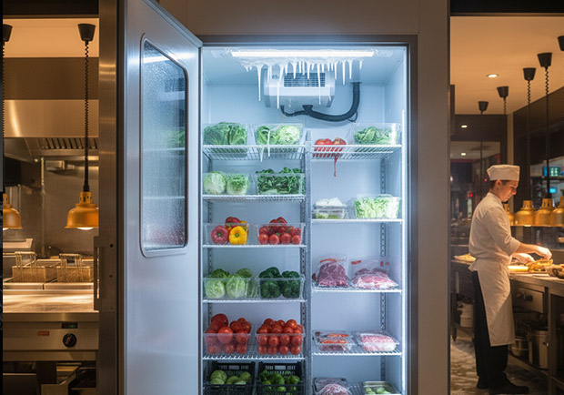 Old walk-in cooler system