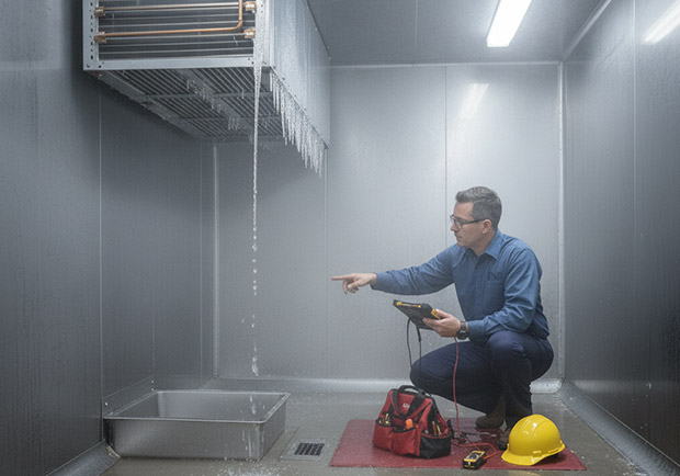 Refrigeration unit leaking water