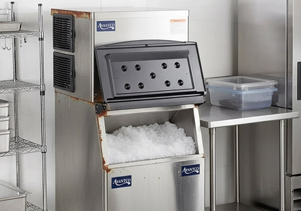 Old ice machine equipment