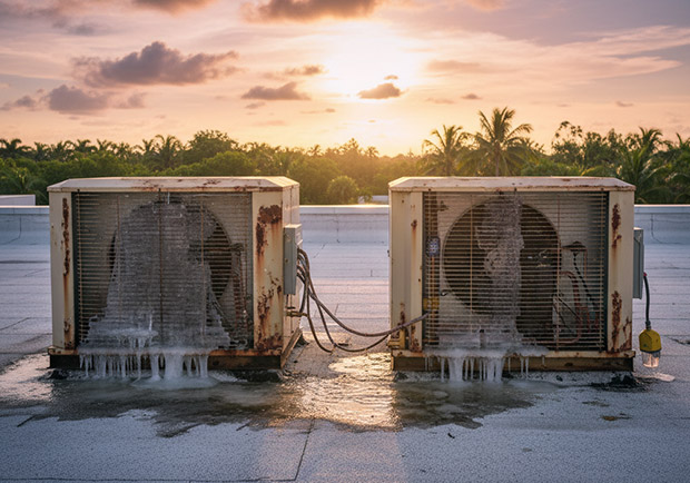 Old refrigeration equipment