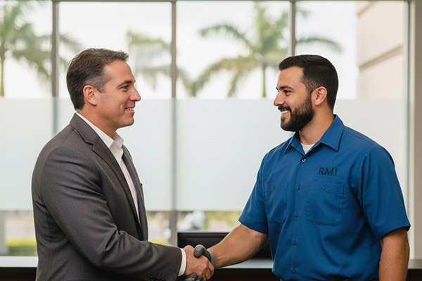 Business owners with peace of mind