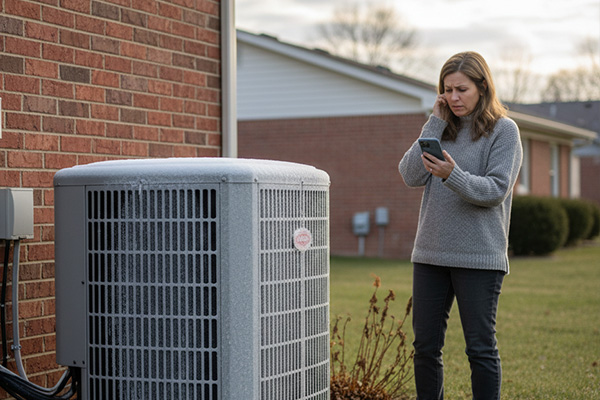 Year round comfort with heat pump