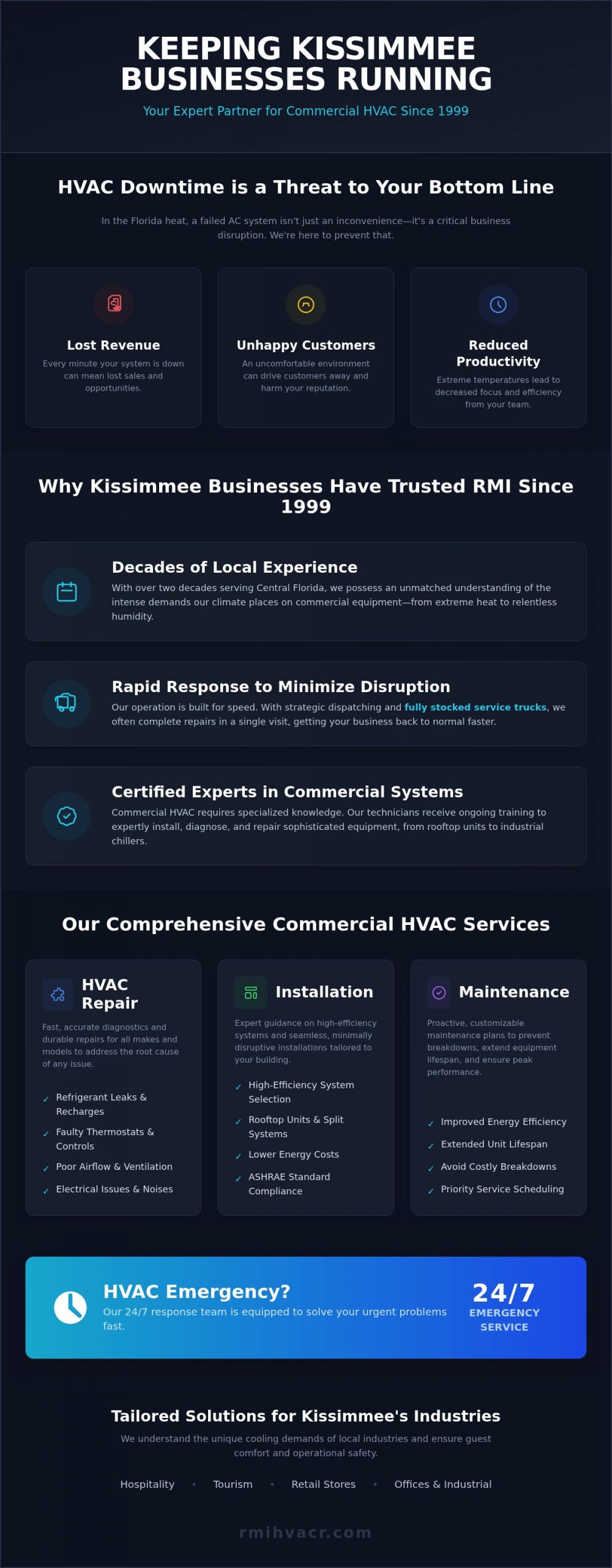 Expert Commercial HVAC Service in Kissimmee, FL